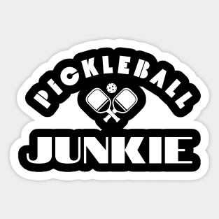 PICKLEBALL JUNKIE Sticker